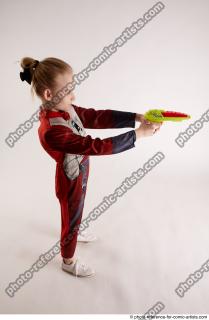 DENISA PILOT STANDING POSE WITH GUN